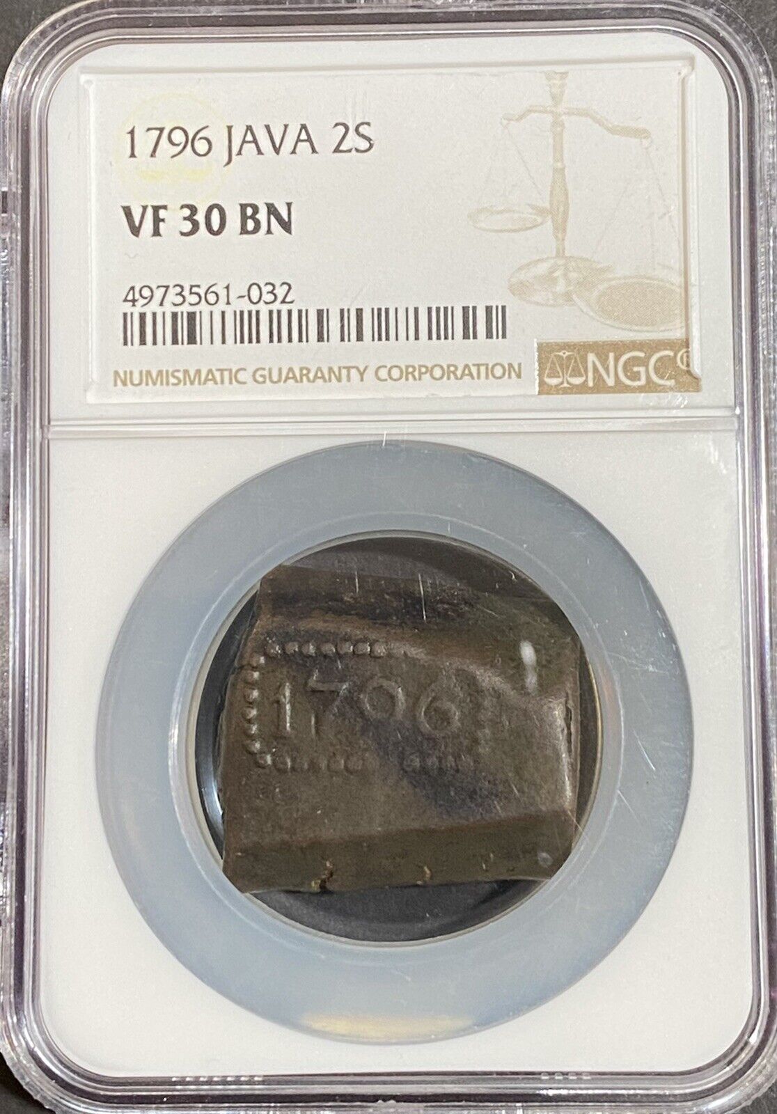 Netherlands East Indies - Java 2 Stuivers 1796