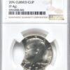 1971-D Kennedy Half Dollar Major Mint Error 20% Clip