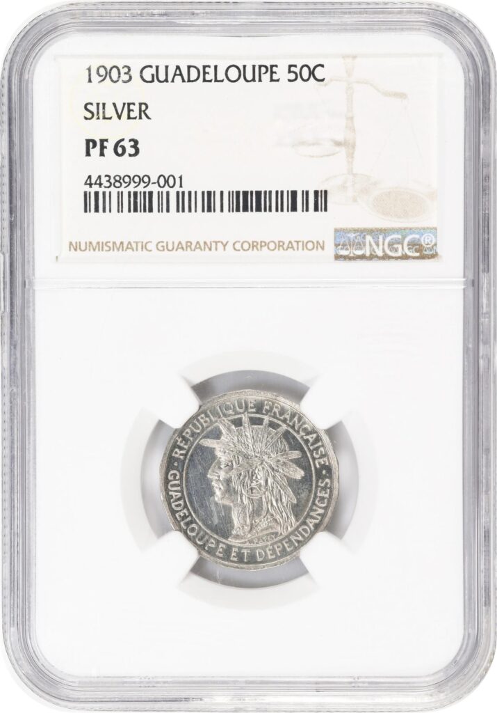 Guadeloupe - 1903 50 Centimes Silver ESSAI