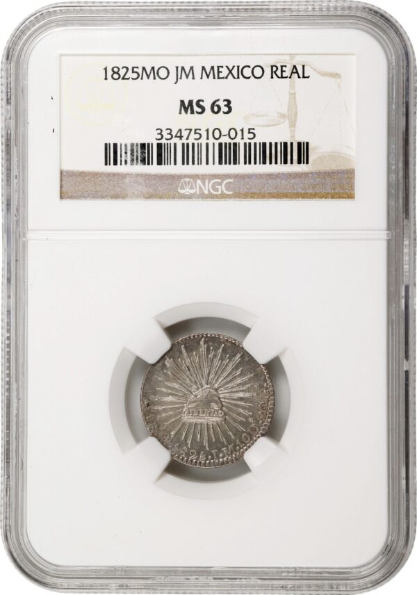 Mexico 1825 Real-1 Mexico 1825 Mo JM Real
