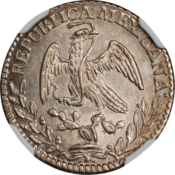 Mexico 1825 Real-4 Mexico 1825 Mo JM 1 Real