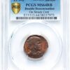 SBA-Cent Double Denom-1 Susan B. Anthony Dollar -- Double Denomination On a Struck Cent