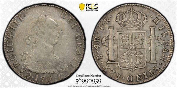 Bolivia 1774-PTS JR 4R-5 Bolivia 1774-PTS JR 4 Reales