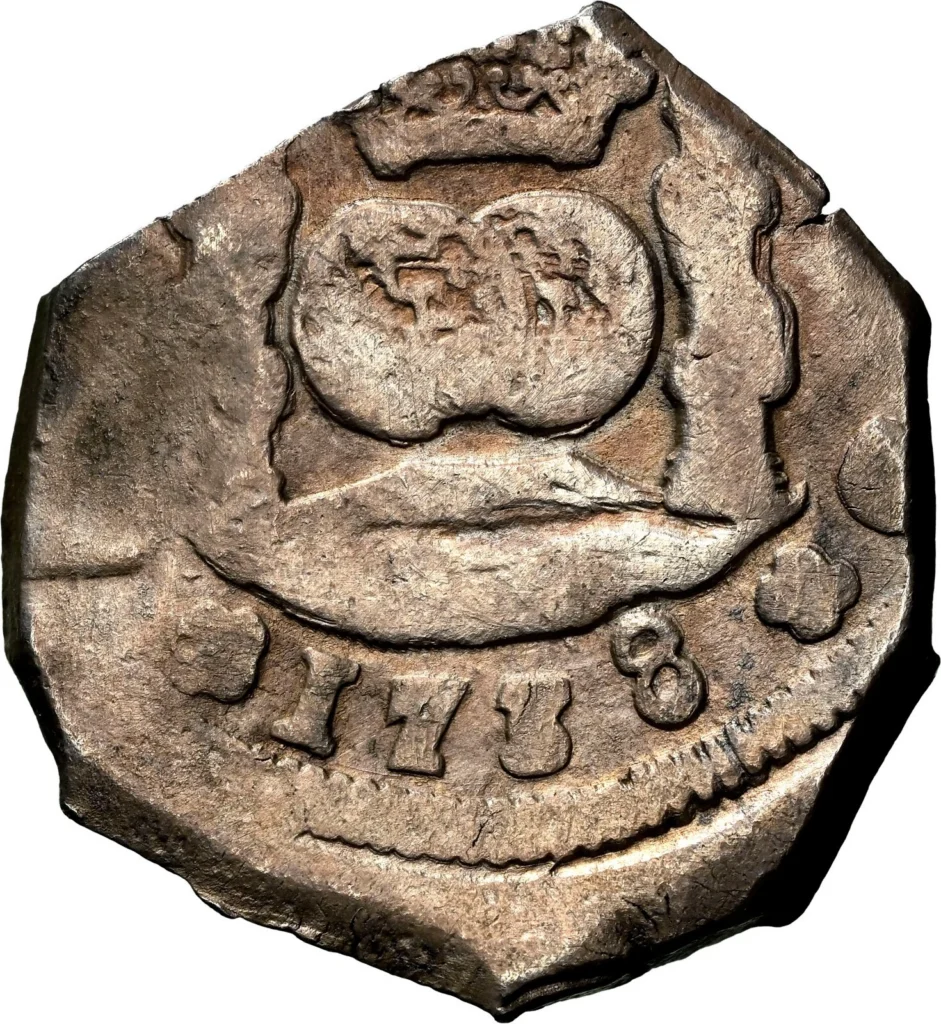 Guatemala 1738 G J 8 Reales Cob